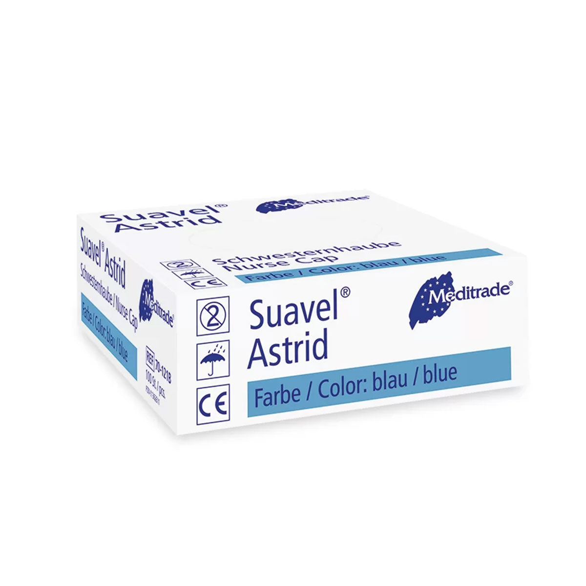 Baretthauben, Suavel® Astrid, blau, 100 Stück