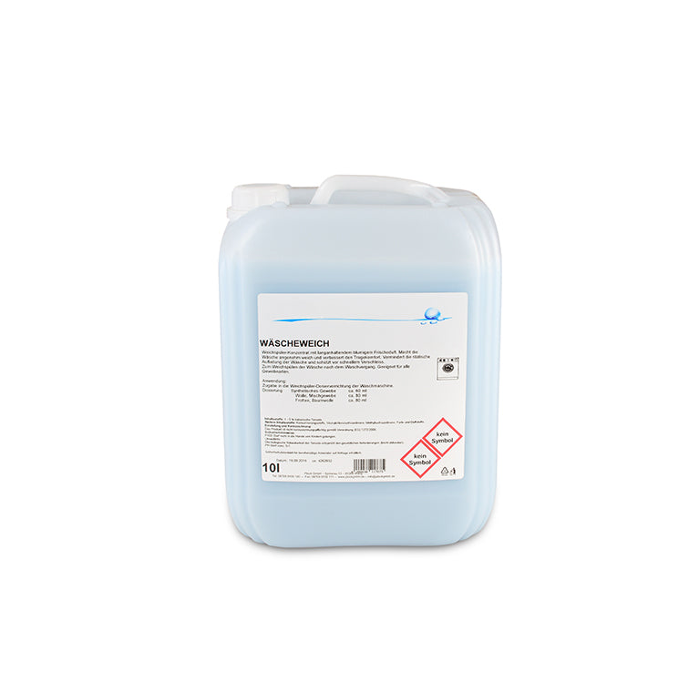 Adoucissant concentré, bidon de 10 litres, valeur pH 6-7