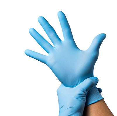 Gants d'examen NextGen® EN 455, bleu nitrile, non poudrés, 100 pièces